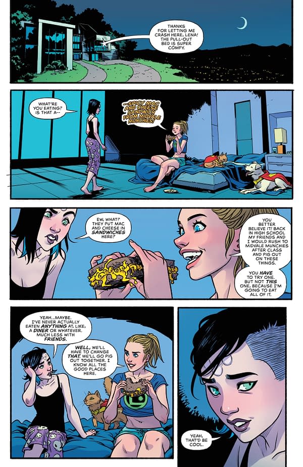 Interior preview page from Supergirl #3