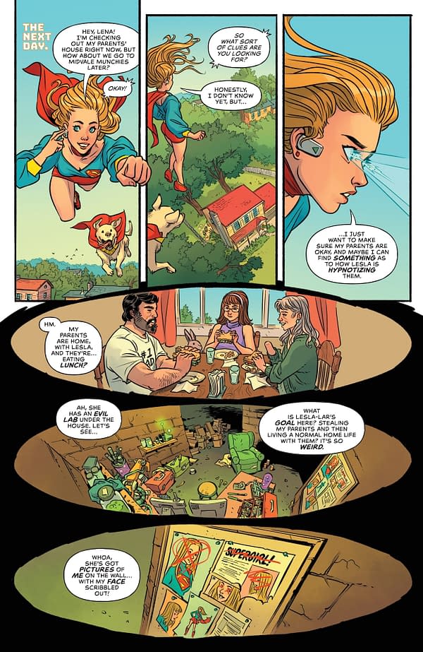Interior preview page from Supergirl #3
