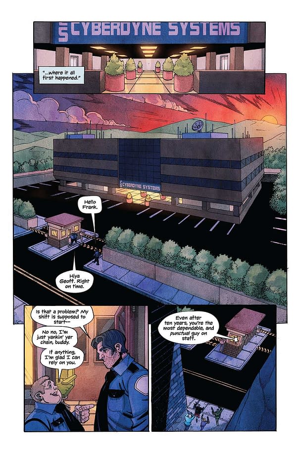 Interior preview page from Terminator #9