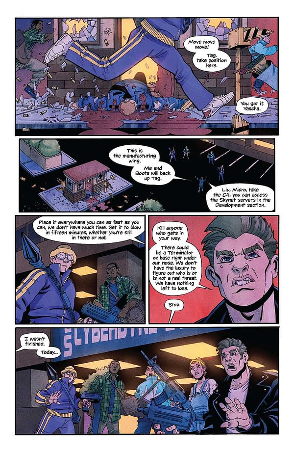 Interior preview page from Terminator #9