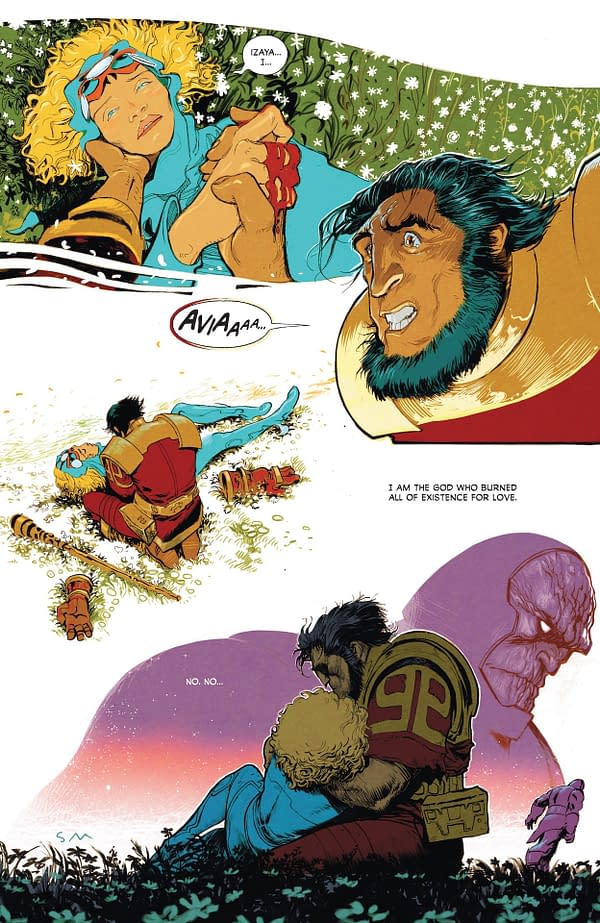 Interior preview page from New Gods #8