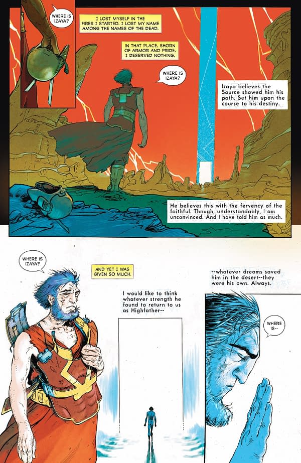 Interior preview page from New Gods #8
