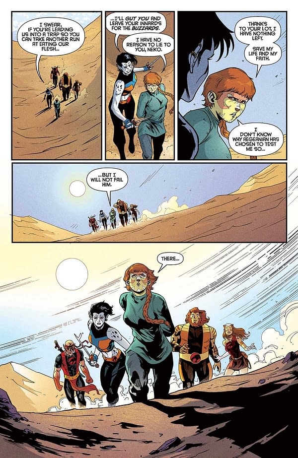 Interior preview page from ThunderCats Lost #4