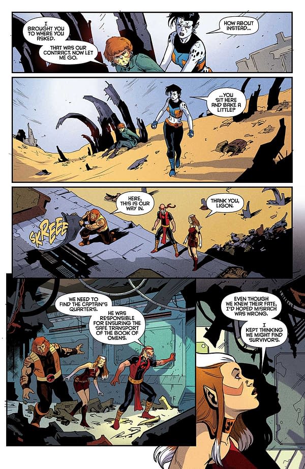Interior preview page from ThunderCats Lost #4