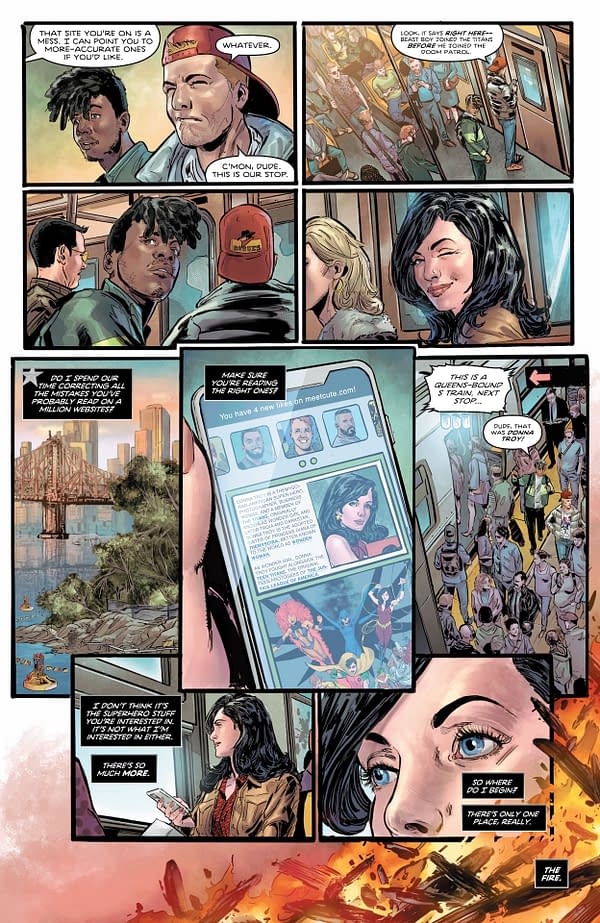 Interior preview page from Titans 2025 Annual #1