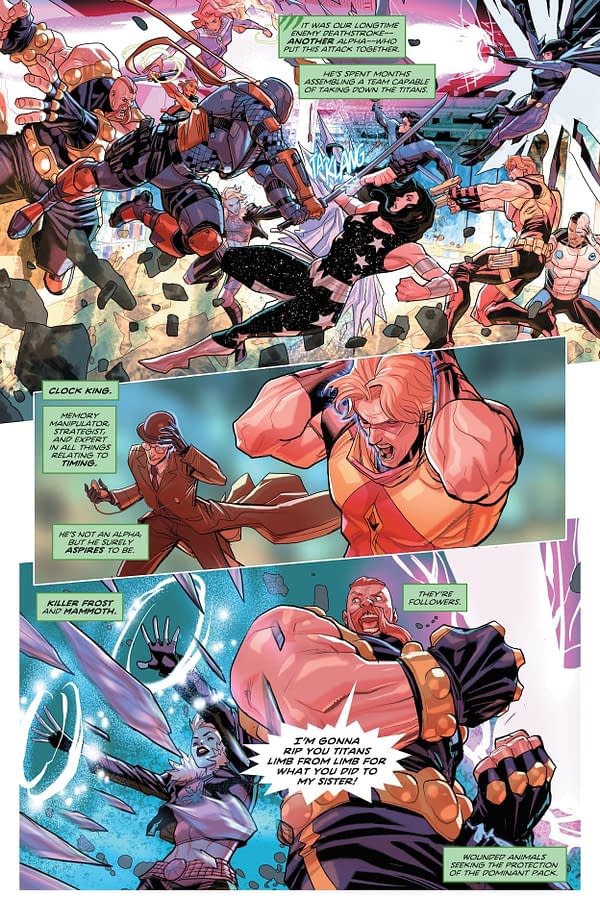 Interior preview page from Titans #25