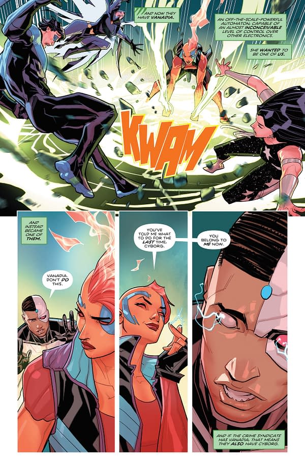 Interior preview page from Titans #25