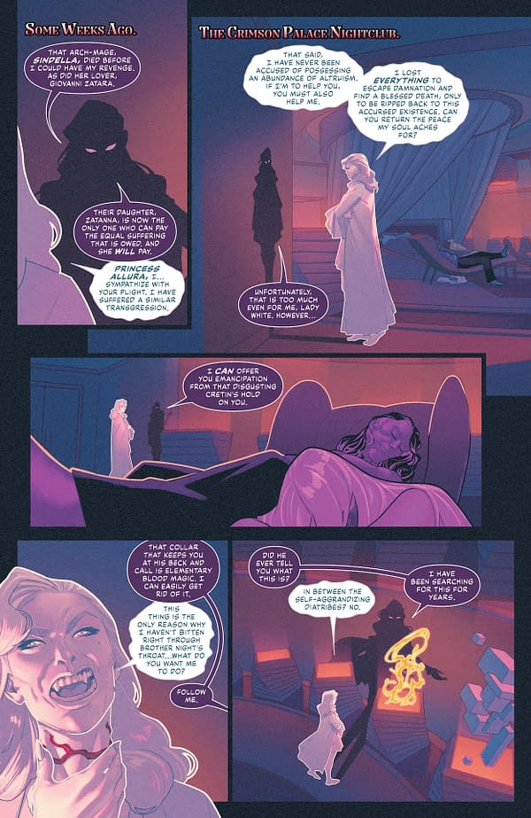 Interior preview page from Zatanna #6