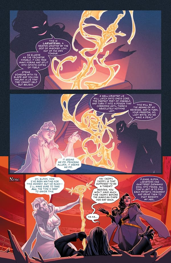 Interior preview page from Zatanna #6