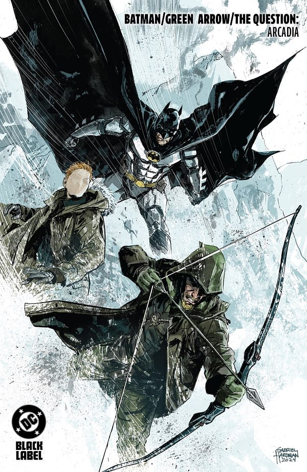 Batman, Green Arrow & The Question Vs A Billionaire by Gabriel Hardman