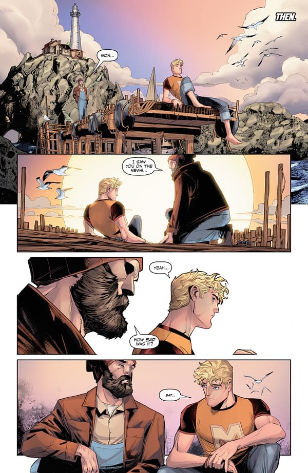 Interior preview page from Aquaman #8