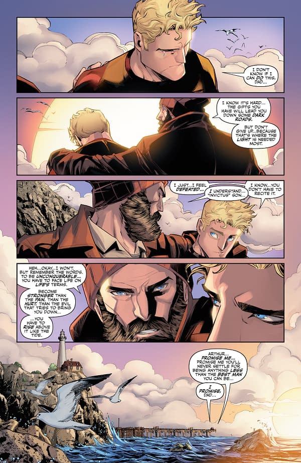 Interior preview page from Aquaman #8