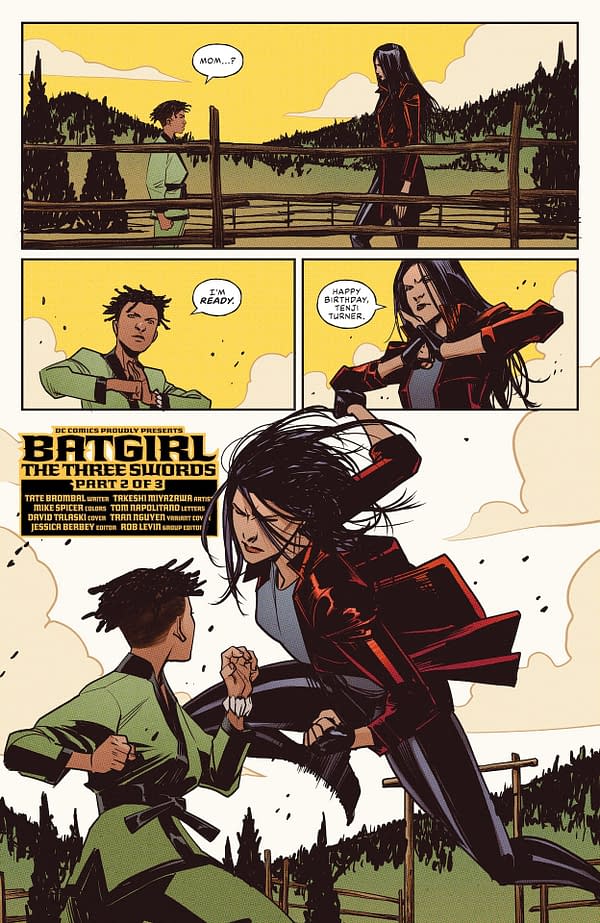 Interior preview page from Batgirl #10
