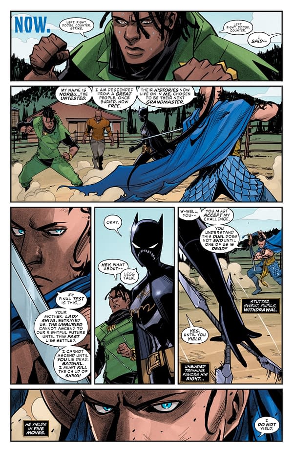 Interior preview page from Batgirl #10
