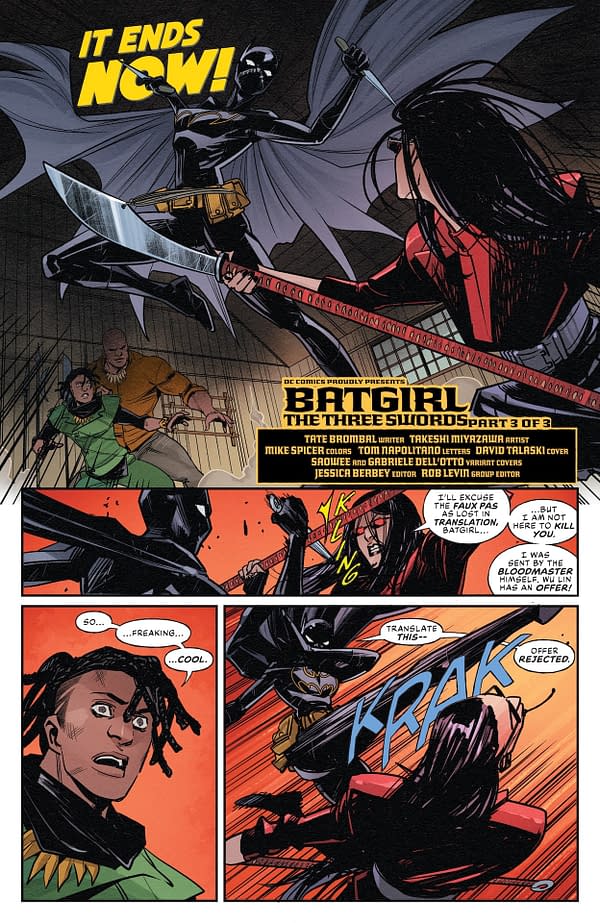 Interior preview page from Batgirl #11