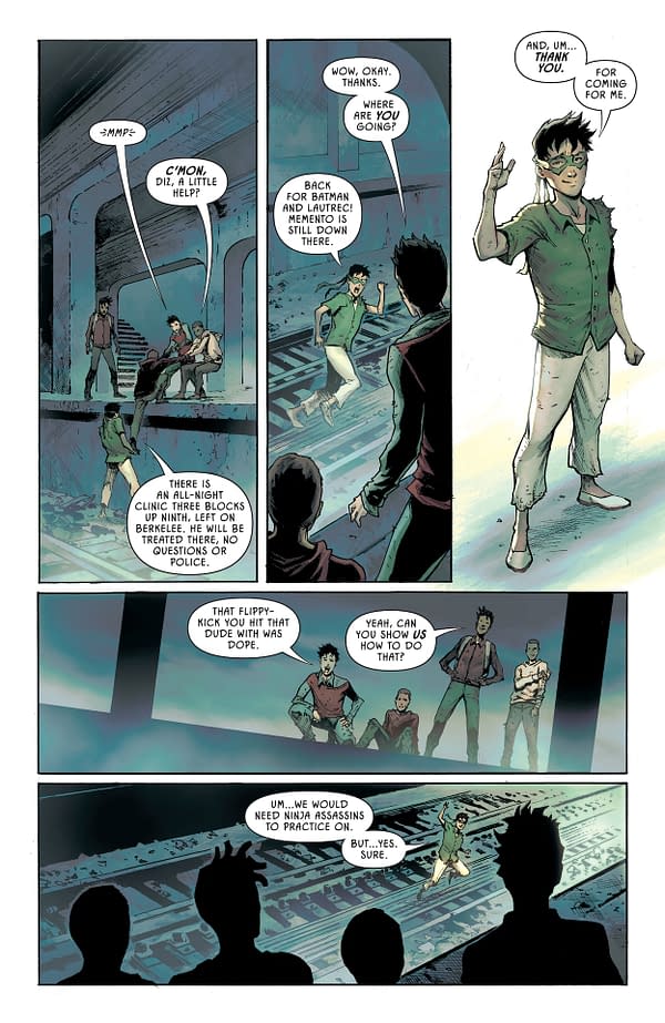 Interior preview page from Batman and Robin #24