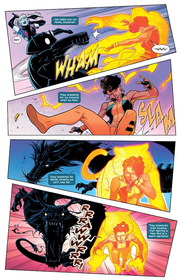 Interior preview page from Birds of Prey #24