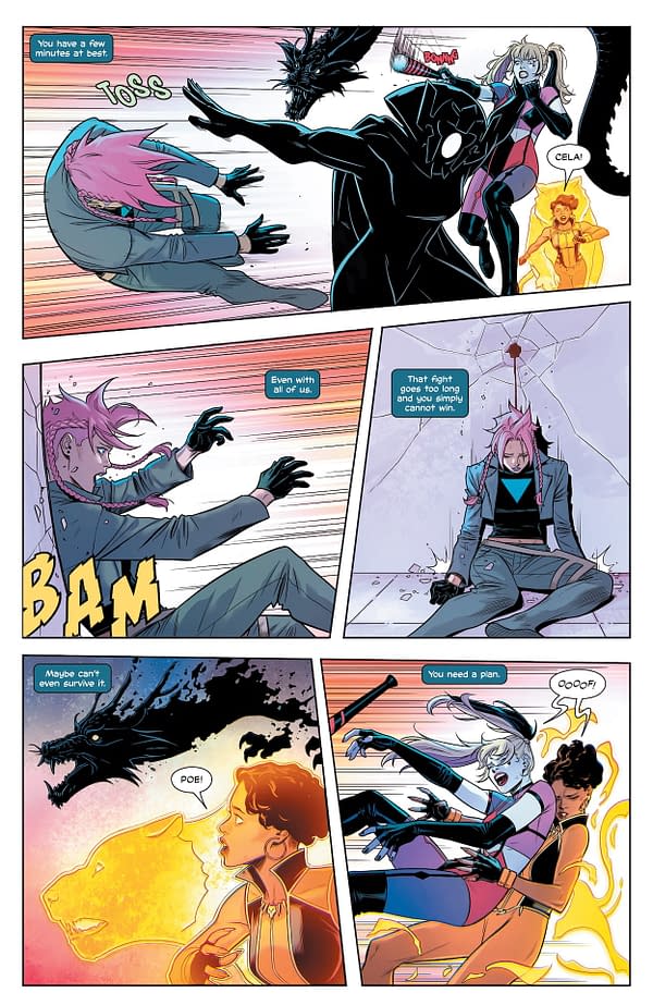 Interior preview page from Birds of Prey #24