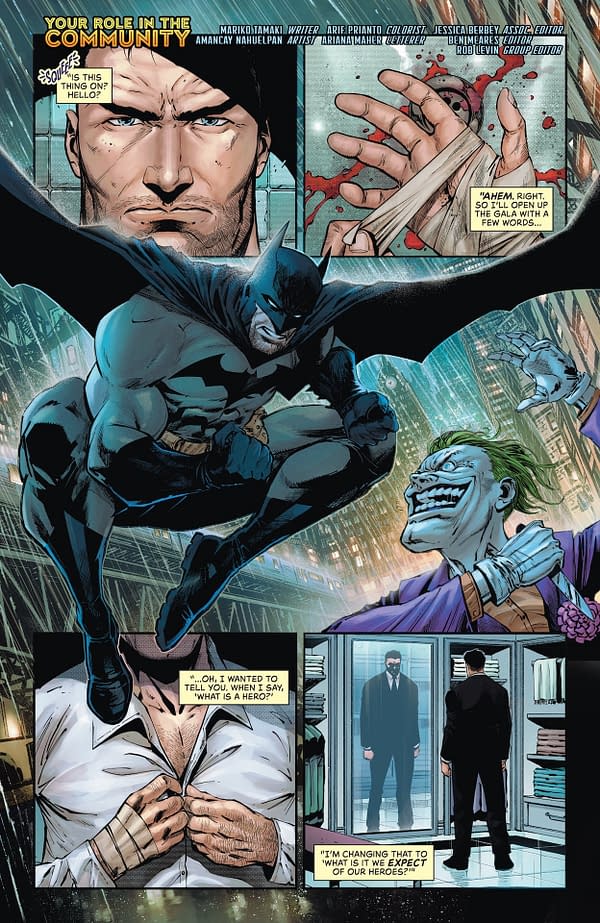 Interior preview page from Detective Comics #1100