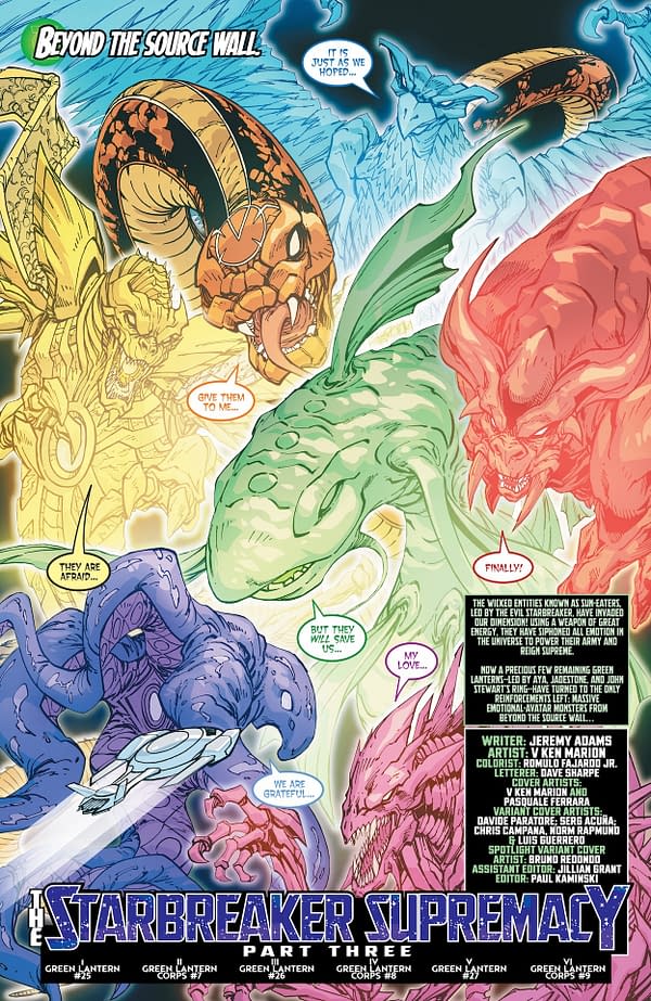 Interior preview page from Green Lantern #26