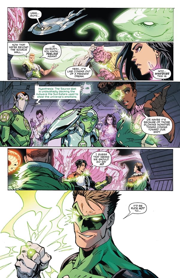 Interior preview page from Green Lantern #26