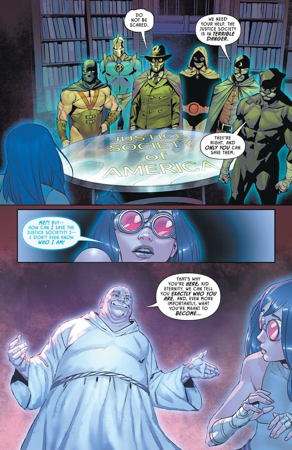 Interior preview page from JSA #10
