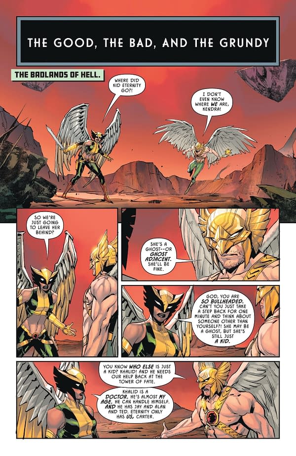 Interior preview page from JSA #10