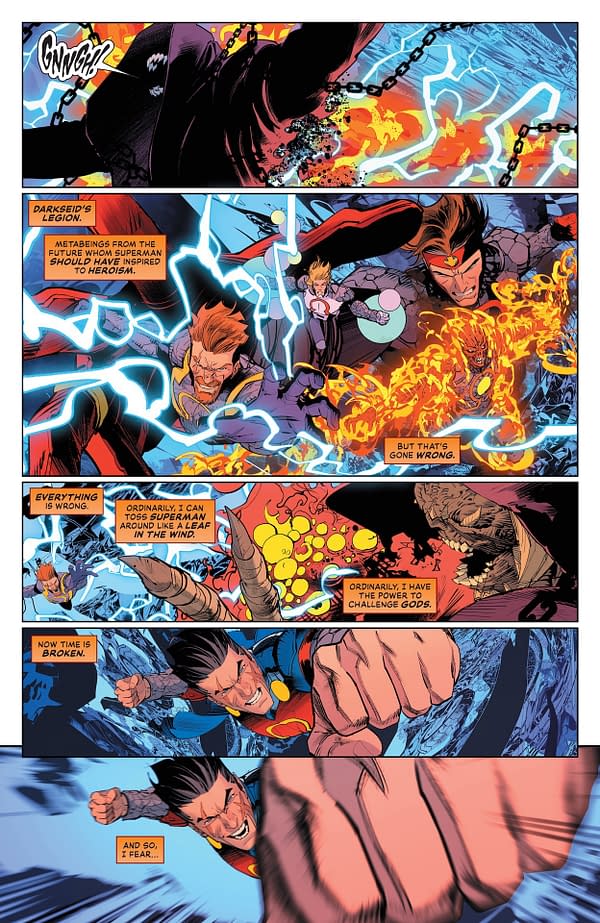 Interior preview page from Justice League Unlimited #10