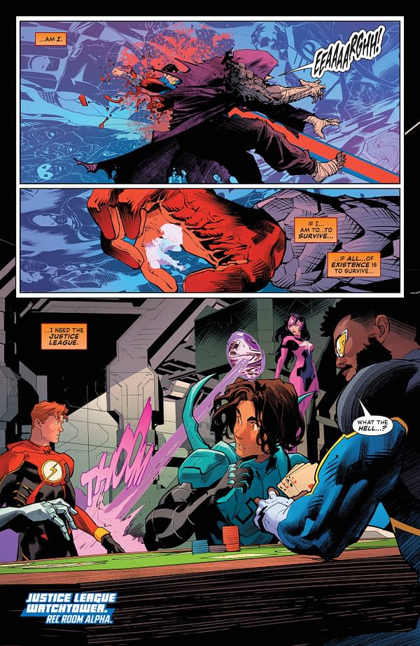 Interior preview page from Justice League Unlimited #10