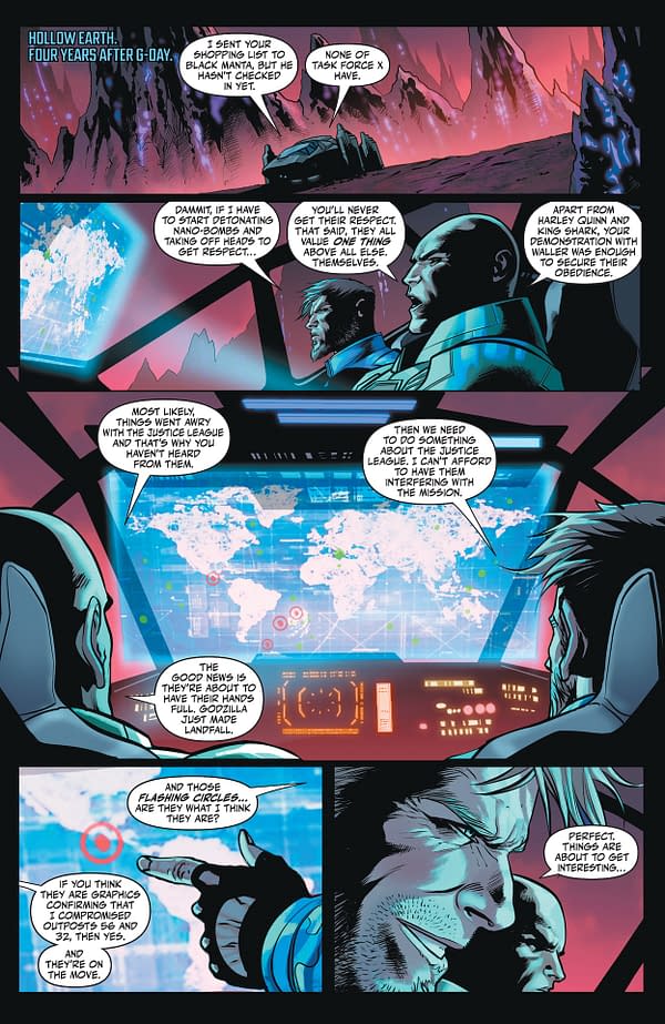Interior preview page from Justice League vs. Godzilla vs. Kong 2 #4