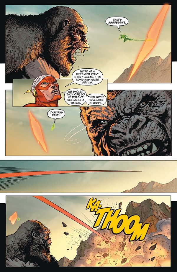 Interior preview page from Justice League vs. Godzilla vs. Kong 2 #4