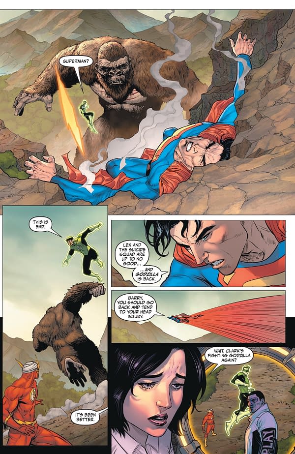 Interior preview page from Justice League vs. Godzilla vs. Kong 2 #4