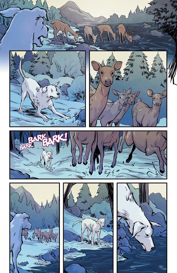 Interior preview page from Krypto: The Last Dog of Krypton #3