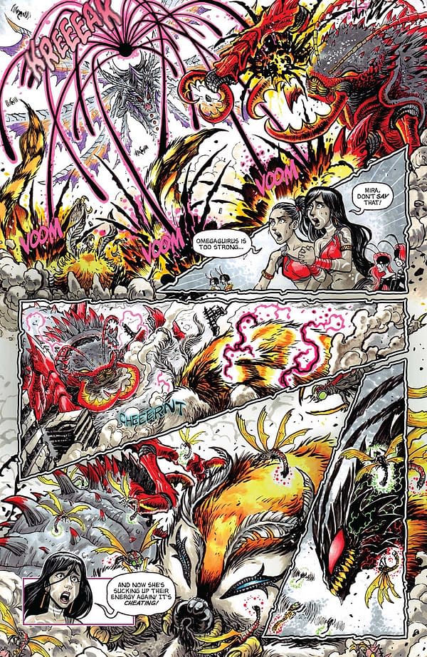 Interior preview page from MOTHRA: QUEEN OF MONSTERS #5 SOPHIE CAMPBELL COVER