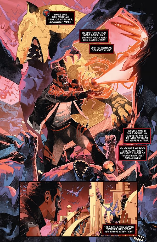 Interior preview page from Mr. Terrific: Year One #4