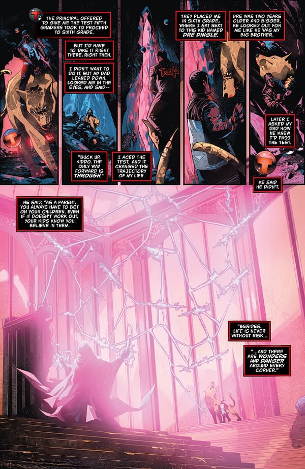 Interior preview page from Mr. Terrific: Year One #4