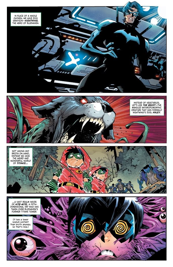 Interior preview page from Nightwing #129