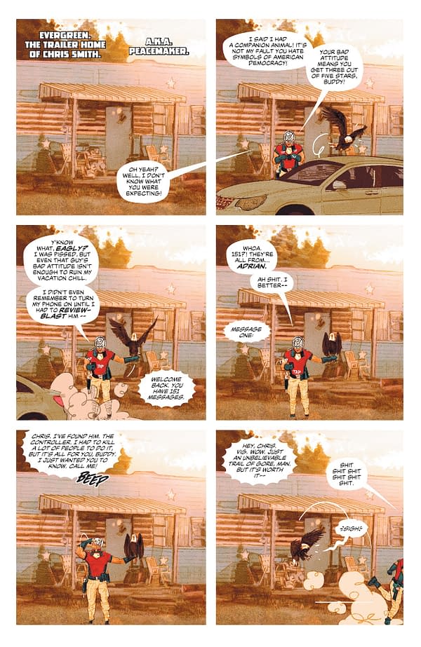 Interior preview page from Peacemaker Presents: The Vigilante/Eagly Double Feature #5