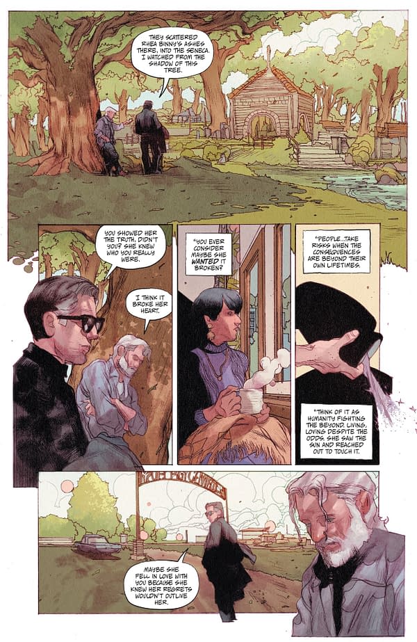 Interior preview page from Resurrection Man: Quantum Karma #5