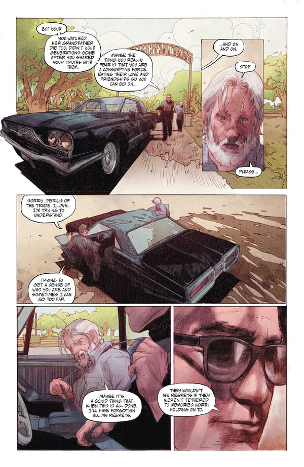 Interior preview page from Resurrection Man: Quantum Karma #5