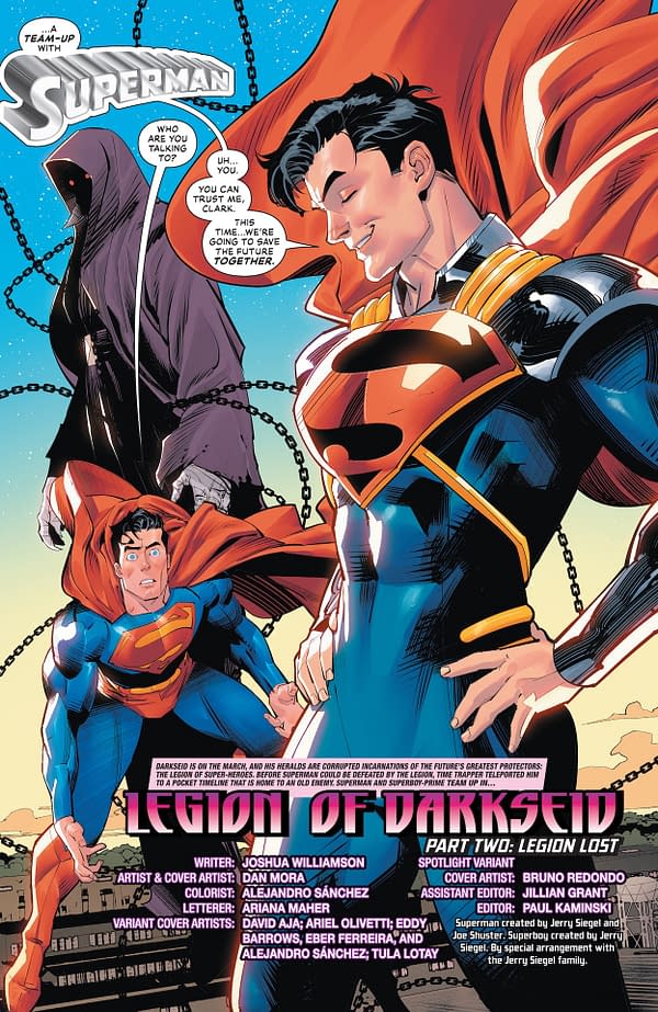 Interior preview page from Superman #29