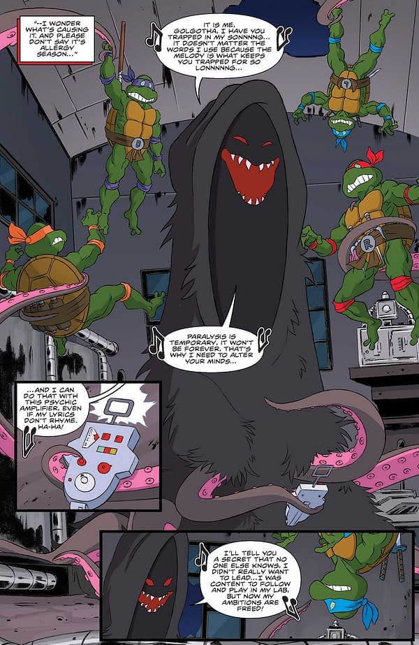 Interior preview page from TMNT: SATURDAY MORNING ADVENTURES #28 DAN SCHOENING COVER