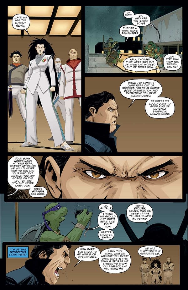 Interior preview page from TMNT: MUTANT NATION #9 DECLAN SHALVEY COVER