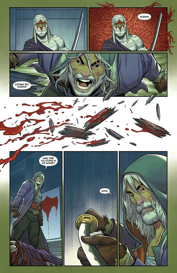 Interior preview page from TEENAGE MUTANT NINJA TURTLES: SHREDDER #1 MATEUS SANTOLOUCO COVER