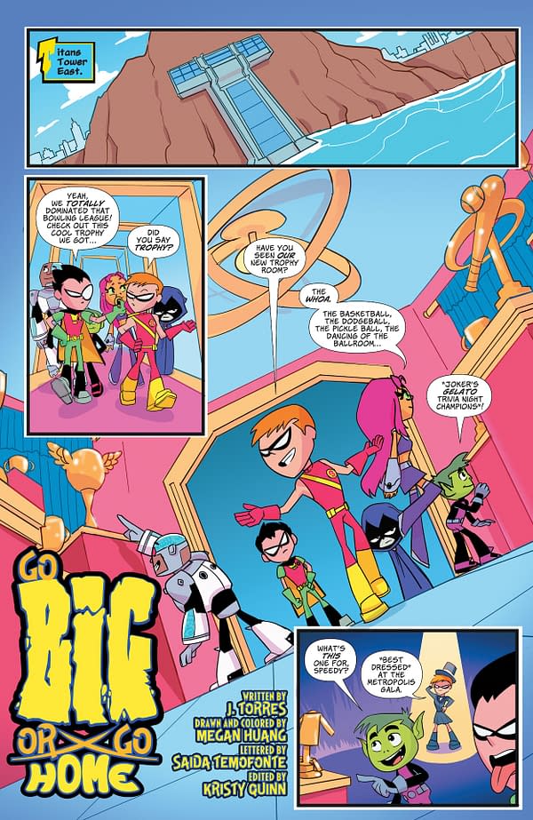 Interior preview page from Teen Titans Go #6
