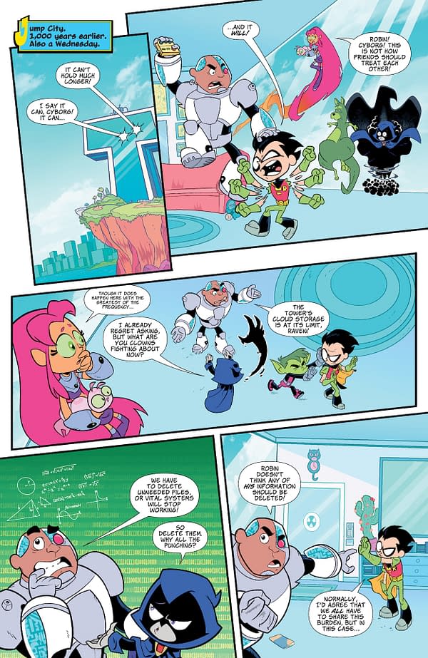 Interior preview page from Teen Titans Go #7