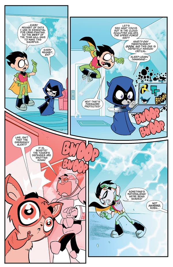 Interior preview page from Teen Titans Go #7