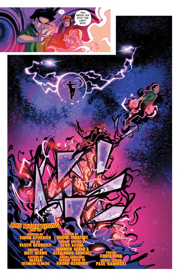 Interior preview page from Flash #24