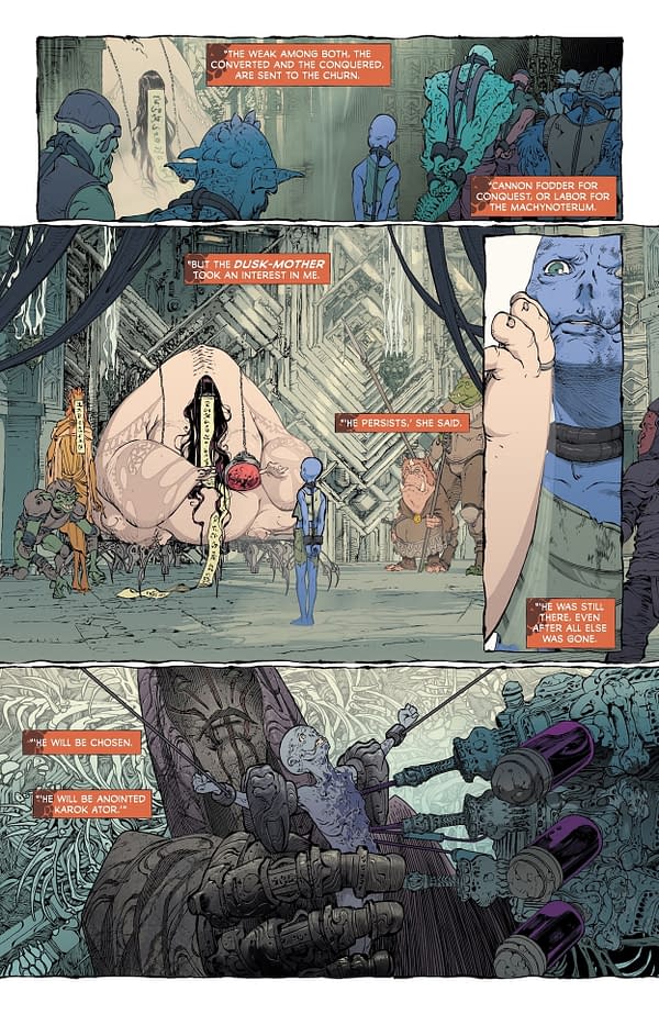 Interior preview page from New Gods #9