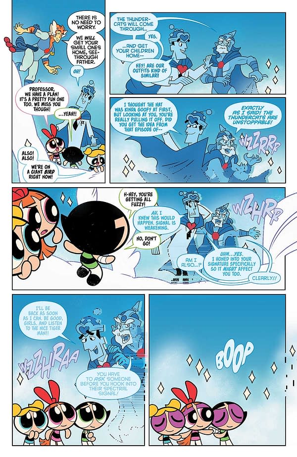 Interior preview page from Thundercats/Powerpuff Girls #2